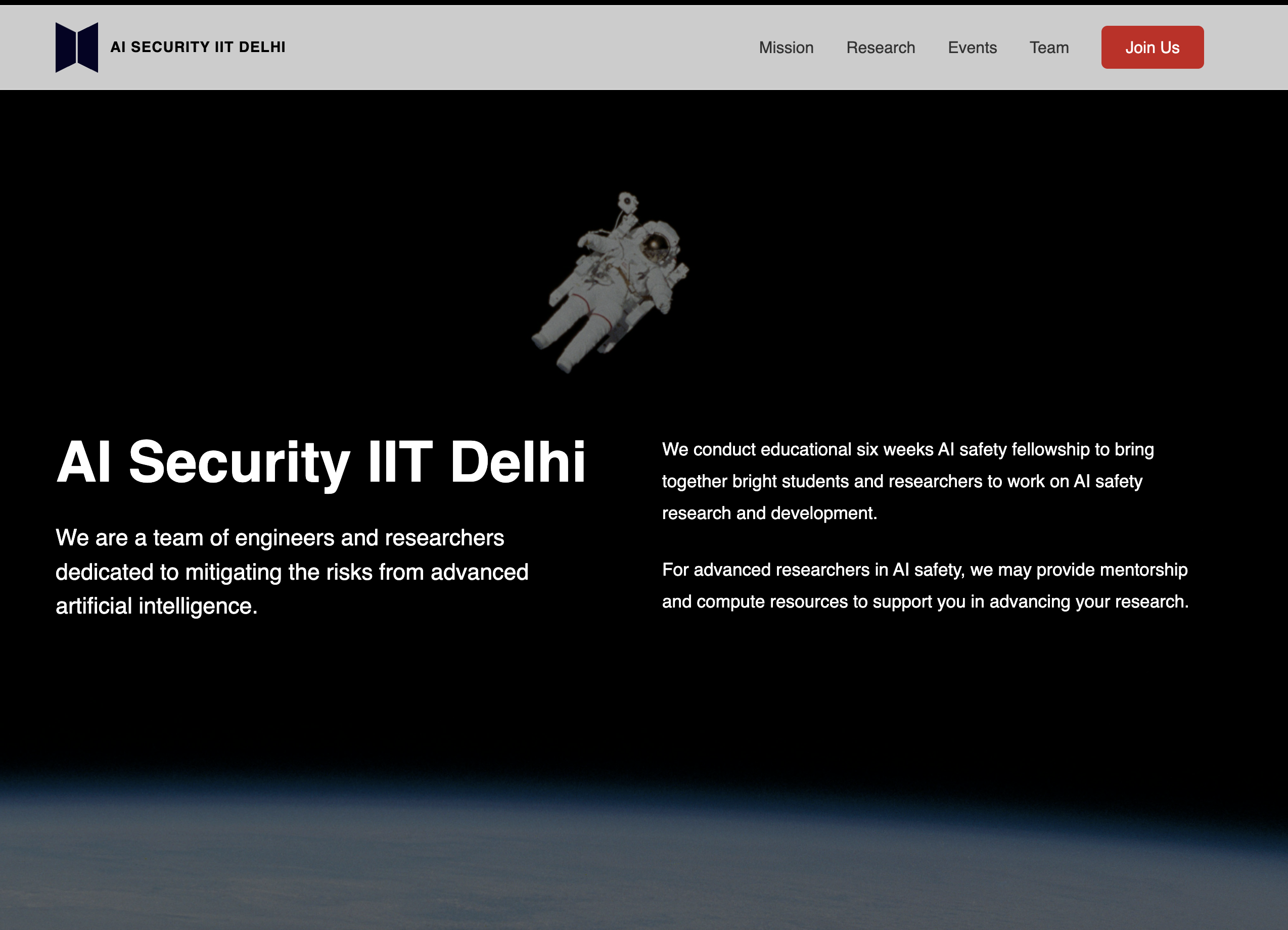 IIT Delhi AI Security Initiative
