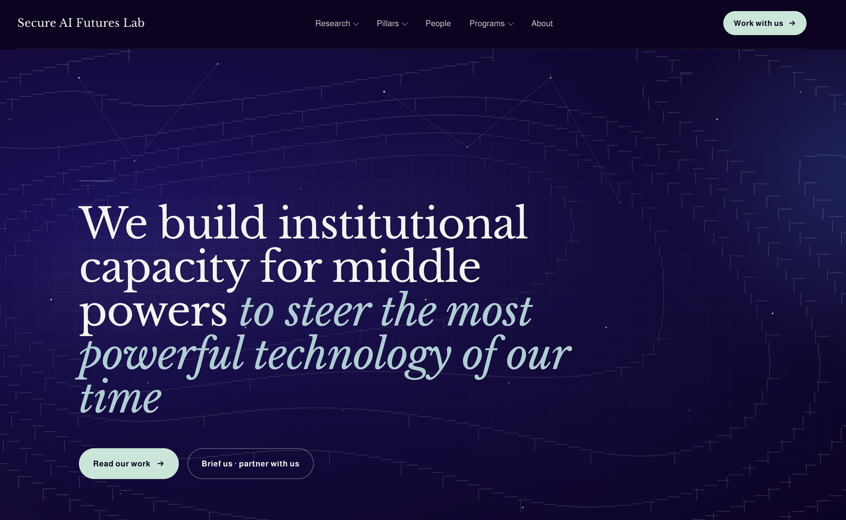 Secure AI Futures Lab